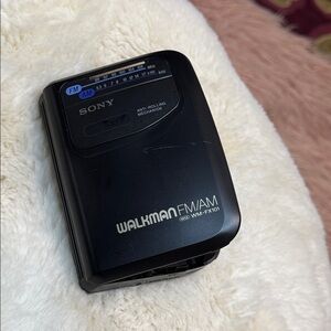 Sony Black Walkman FM/AM Cassette Player